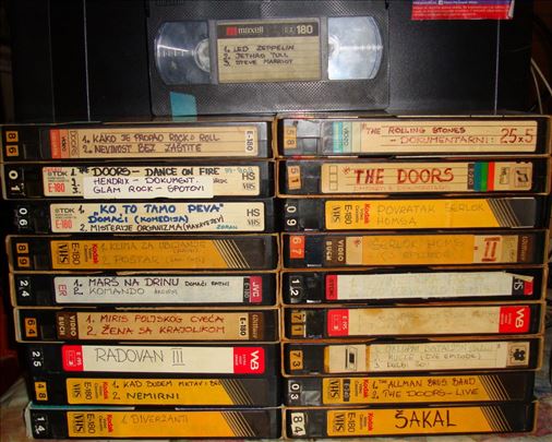 oko 50-ak VHS Traka Mixovanog sadrzaja