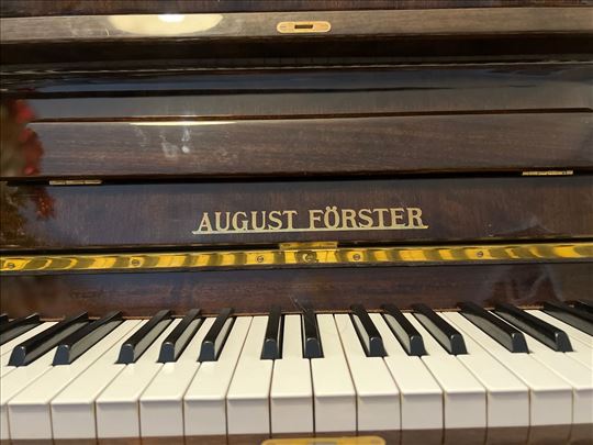 Klavir pianino, August Forster