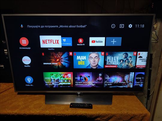 Philips 4k android 49pus6551/12 ultra hd 1200hz am