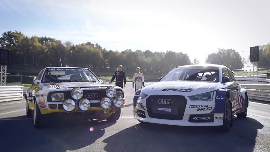 Walter Röhrl i Mattias Ekström u akciji