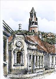 Akvarel - grafike - motivi Zemuna