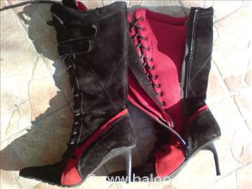 Kožne čizme Cube broj 37