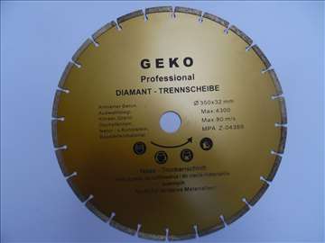 Dijamantska rezna ploča 350 mm Geko