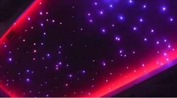 Zvezdano nebo - LED RGB optičko vlakno