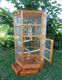 Šestougaoni kavez za papagaja