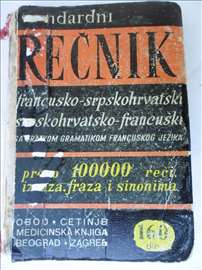 Knjiga:Rečnik Obod,Cetinje,srp/fra i fra/srp,631 s