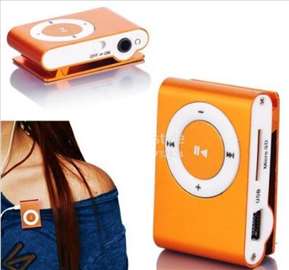Oranž mini MP3 player - novo