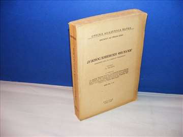 Južnoslovenski filolog XVIII knjiga 1-4