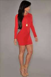 124) Crvena sexy haljina Više boja