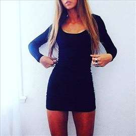 136) Prelepa pamučna haljina više boja