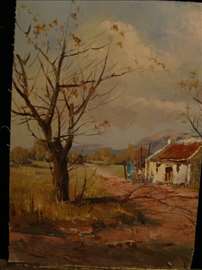 Slika - Seoski pejzaž