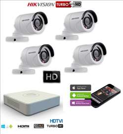 HD snimač u kompletu sa 4  hd kamere! Hikvision