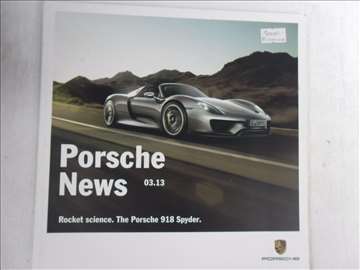 Prospekt Porsche News,03/13,51 str.,21 x 21 cm.