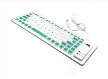 Tastatura Usb Flexy zelena