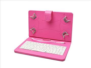 Futrola sa tastaturom za tablete 8 pink