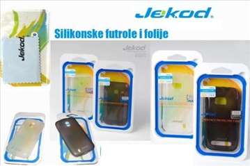 Jekod silikon + PVC za Alcatel C9 crna