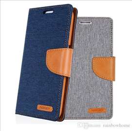 Futrole za s5 g900 Mercury canvas siva