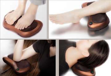 Genijalan shiatsu jastuk masažer prenosni - novo