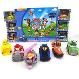 Paw Patrol - patrolne šape komplet - 6 kuca 6 auta