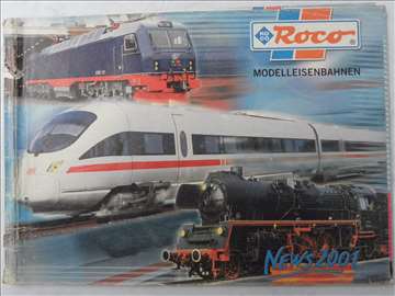 Katalog Roco 2001. god. , 72 strana, nemacki