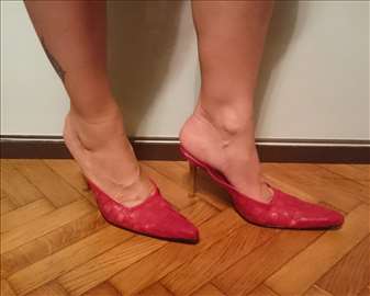 Crvene papuče čipkaste br.38