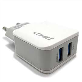 Kućni punjač glava Ldnio A2202 (2,4 A) - bela
