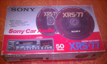 Komplet SONY radio XRS77  + zvučnici 2x30wati
