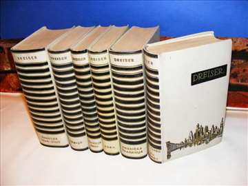 Theodore Dreiser Odabrana dela 1-6 komplet