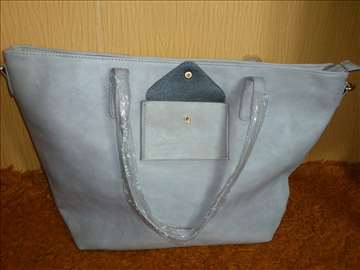 Siva ženska torba