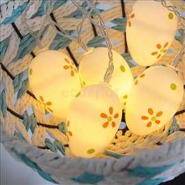 10 LED dekorativnih uskršnjih jaja, novo