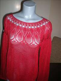 Ručno heklana bluza sa svilenim koncem