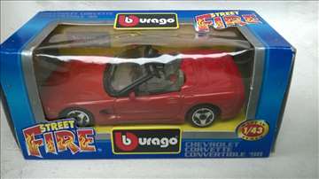 Burago Chevrolet Corvette Convertible, 1:43, Italy