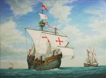 Umjetnička slika - Kolumbova lađa