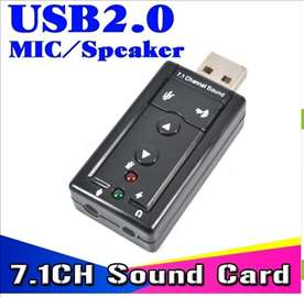 Eksterna USB VIRTUAL 7.1 3D Zvučna kartica