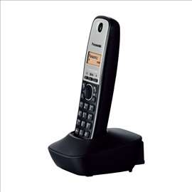 Panasonic bežični telefon, jednostavan dizajn-crni