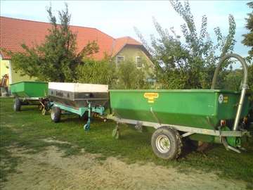 Prikolica traktor kombajn preša cisterna vino voće