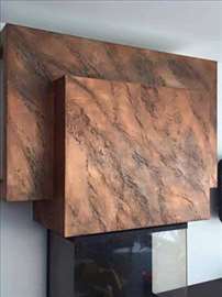 Krečenje, tehnike, gletovanje, gipsane pregrade