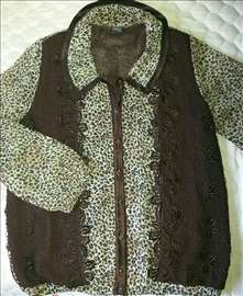 Tunika tigrasta sa vezenom čipkom