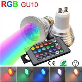 LED sijalica RGB+ daljinski 3W Gu10 