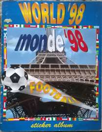 WORLD 98. Fudbalski album sa slicicama. DIAMOND.