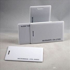 RF ID kartice 125 Khz, blanko, numerisane