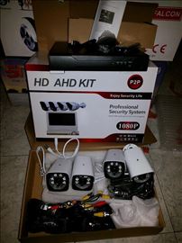 HD AHD video nadzor 4 kamera 1080P NOVO-Komplet 4 