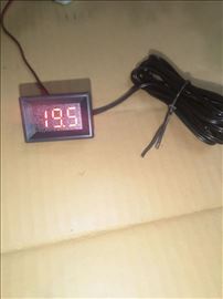 Termometar LCD digitalni crveni displej -40 do+120
