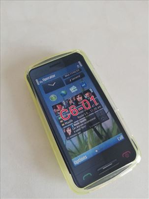 Nokia C6 01 Silikonska futrola +Zastita ekrana