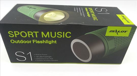 Zvučnik Zealot BlueTooth FM/MP3 plejer+lampa novo