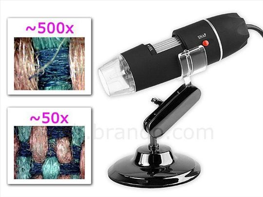 Digitalni mikroskop 50-500 x uveličanje, nov