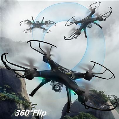 Dron helikopter kvadrokopter + Kamera T1G 