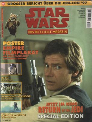 Star Wars - fan casopis na nemackom iz 1997.
