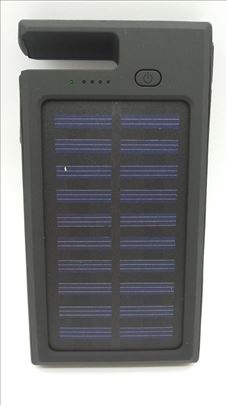 Solarna Power Bank Baterija 30000mAh Led svetlo