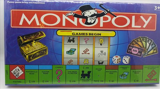 Monopol London na engleskom, akcija